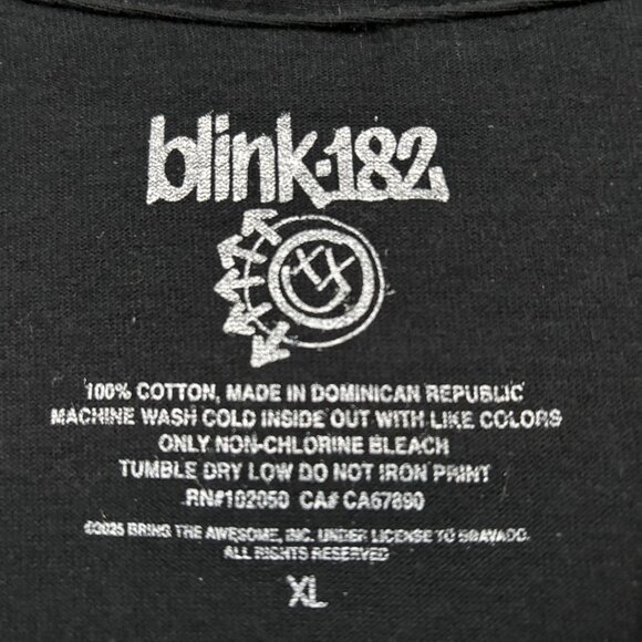 Blink-182 Motor City Rock Show Art Pop Punk Band T-Shirt XL - Picture 4 of 4